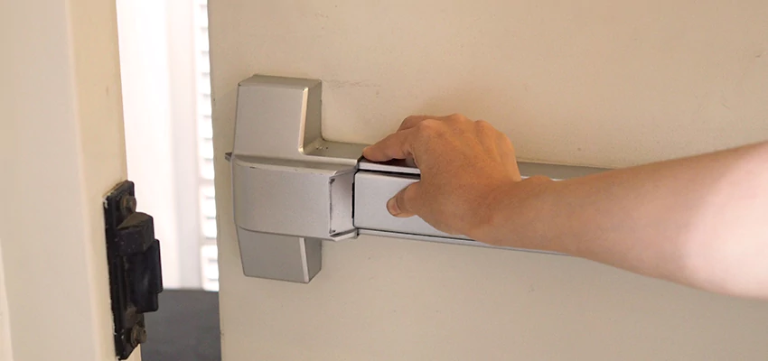 Roller Gate Panic Bar Installation in Topanga, California